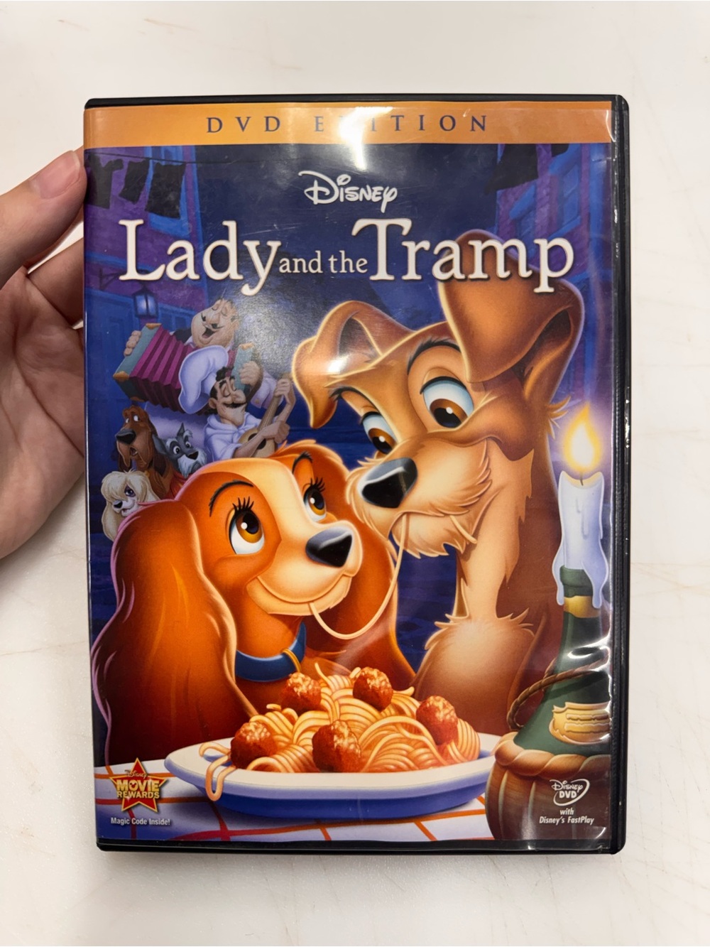 Lady And The Tramp (DVD, 2012, Disney) Disc Tested, Working